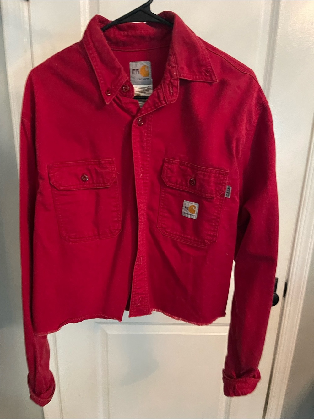 Carhartt Men's Bright Red Vintage Crop
